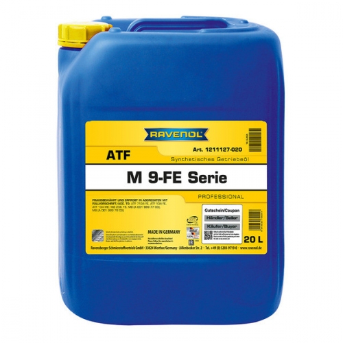 Купить Трансмиссионное масло RAVENOL ATF M 9FE-Serie (20л) в интернет-магазине Ravta – самая низкая цена