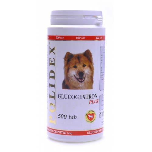 Купить Восстановление хрящевой ткани у собак Glucogextron plus, 500 таб. в интернет-магазине Ravta – самая низкая цена