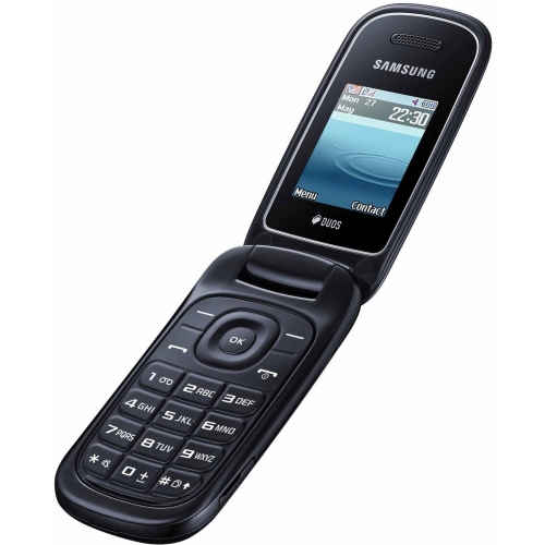 Купить Мобильный телефон Samsung GT - E 1272 Duos Noble (черный) в интернет-магазине Ravta – самая низкая цена