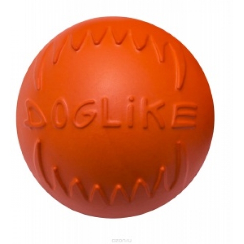 Купить Мяч из вспененной резины  средний Doglike для собак, диам. 8,5 см, оранж. в интернет-магазине Ravta – самая низкая цена