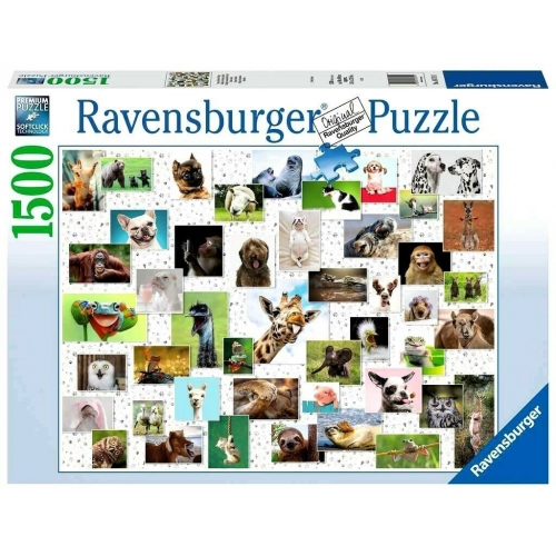 Купить Ravensburger. Пазл карт. 1500 арт.16711 "Забавные животные" в интернет-магазине Ravta – самая низкая цена