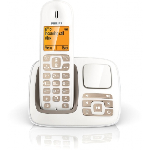Купить Телефон DECT Philips CD2951N (белый/мокко) в интернет-магазине Ravta – самая низкая цена