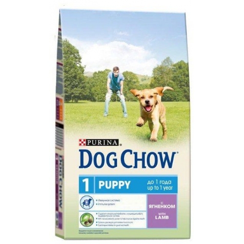 Купить Корм Dog Chow Puppy Junior для щенков, ягненок с рисом 14кг в интернет-магазине Ravta – самая низкая цена