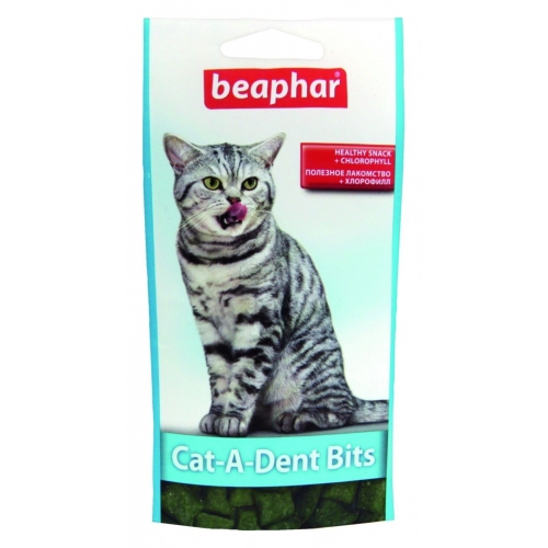 Купить Beaphar Подушечки для чистки зубов у кошек Cat-a-Dent Bits, 75шт. в интернет-магазине Ravta – самая низкая цена