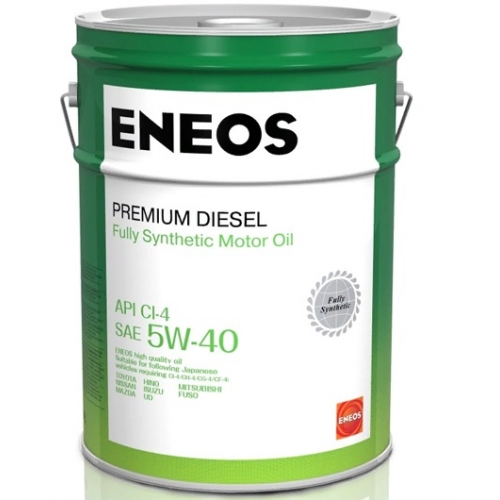 Купить Масло моторное ENEOS Premium Diesel CI-4 5W-40 20л в интернет-магазине Ravta – самая низкая цена