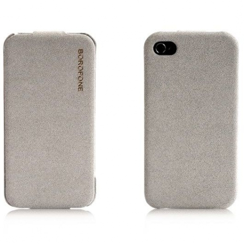 Купить Чехол Borofone Discovery leather case для iPhone 4/4s (серый) в интернет-магазине Ravta – самая низкая цена