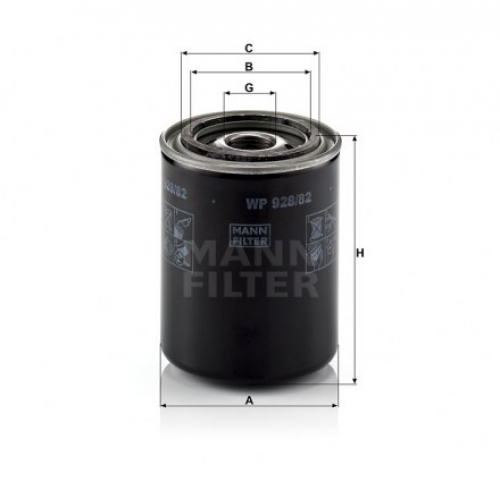 Купить WP928/82 MANN-FILTER Масляный фильтр в интернет-магазине Ravta – самая низкая цена