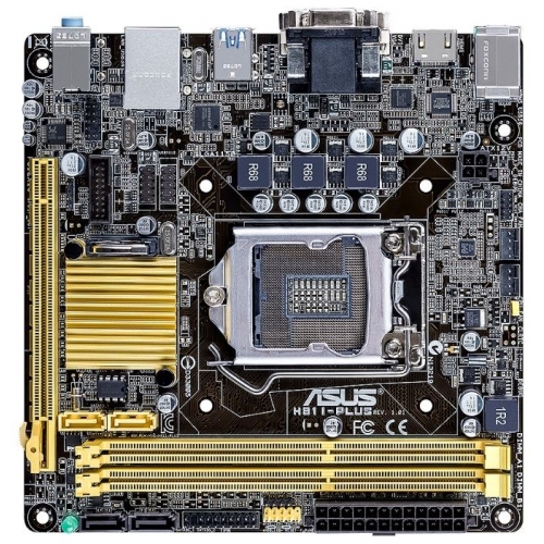 Купить Материнская плата Asus H81I-PLUS Socket-1150 Intel H81 DDR3 mini-ITX AC`97 8ch(7.1) GbLAN SATA3 VGA+ в интернет-магазине Ravta – самая низкая цена
