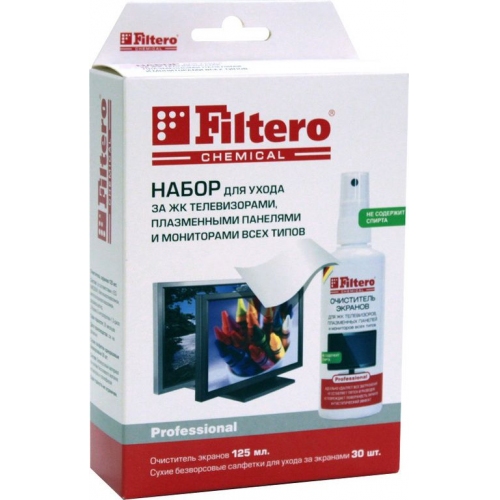 Купить Набор для очистки экранов Filtero 102 в интернет-магазине Ravta – самая низкая цена