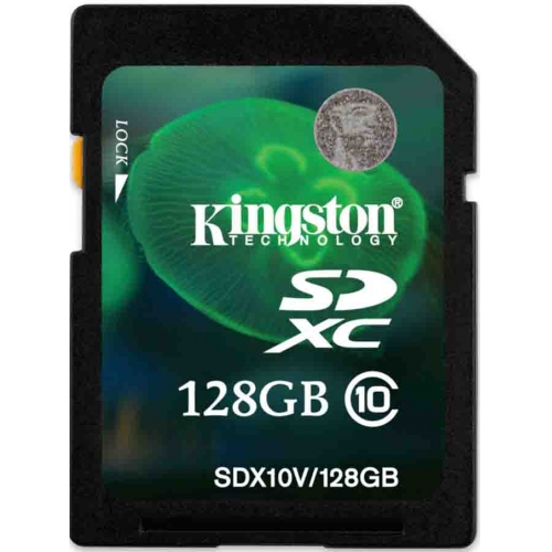 Купить Карта памти Kingston SDXC 128Gb Class 10(SDX10V/128GB) в интернет-магазине Ravta – самая низкая цена