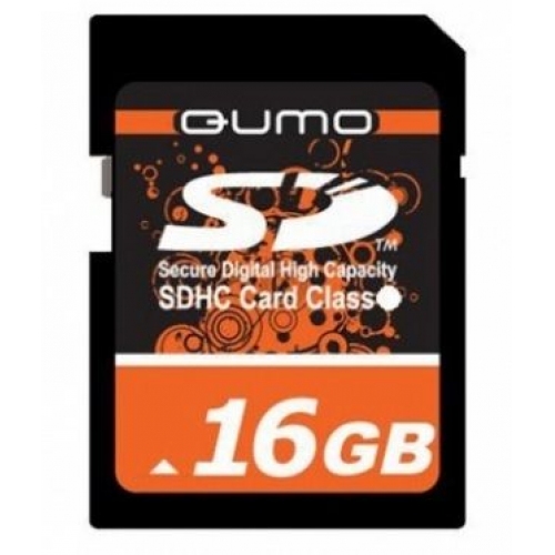 Купить Карта памяти Qumo SD SDHC 16GB Class 10 в интернет-магазине Ravta – самая низкая цена