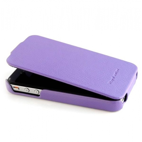 Купить Кожаный чехол HOCO Duke leather case для iPhone 4/4s (фиолетовый) в интернет-магазине Ravta – самая низкая цена
