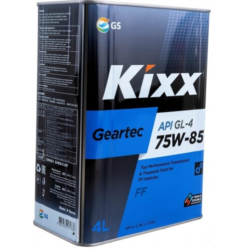 Купить Kixx Geartec FF GL-4 75W-85 (Gear Oil HD) /4л в интернет-магазине Ravta – самая низкая цена