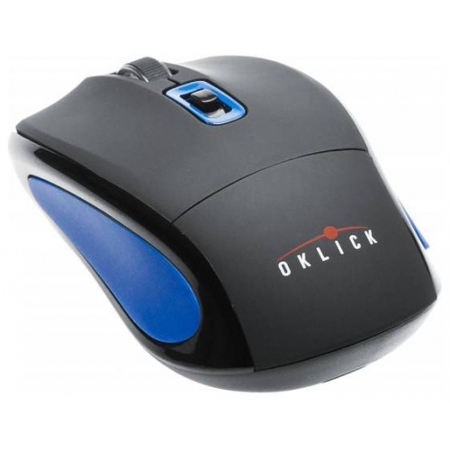 Купить Мышь Oklick 425MW black/blue Wireless Nano 5butt (1000/1600DPI) USB в интернет-магазине Ravta – самая низкая цена