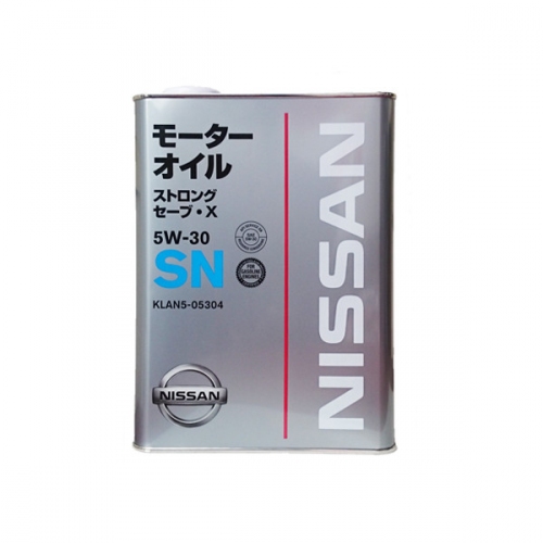 Купить Масло моторное NISSAN STRONG SAVE X SN/GF-5 5W-30 4л (KLAN5-05304) Япония в интернет-магазине Ravta – самая низкая цена