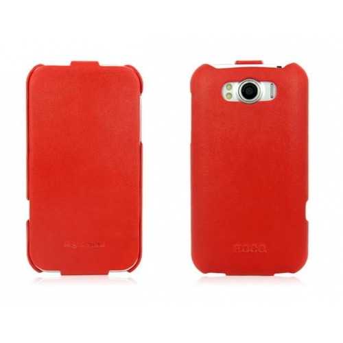 Купить Кожаный чехол HOCO Leather case для HTC Sensation XL G21 (красный) в интернет-магазине Ravta – самая низкая цена