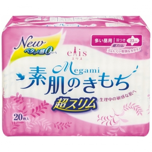 Купить 884753 Женские гигиенические прокладки "Elis" "SUHADA-NO-KIMOCHI Extra thin", для чувствительной кож в интернет-магазине Ravta – самая низкая цена