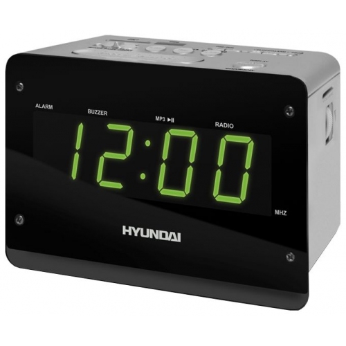 Купить Радиобудильник Hyundai H-1547 (титан/зеленый) в интернет-магазине Ravta – самая низкая цена