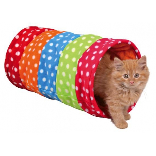 Купить Тоннель TRIXIE для кошки  25 х 50 см, флис, горошек в интернет-магазине Ravta – самая низкая цена