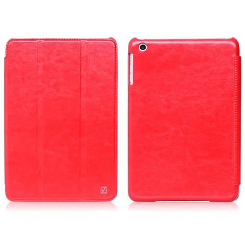Купить Кожаный чехол HOCO Crystal leather case для iPad mini (красный) в интернет-магазине Ravta – самая низкая цена