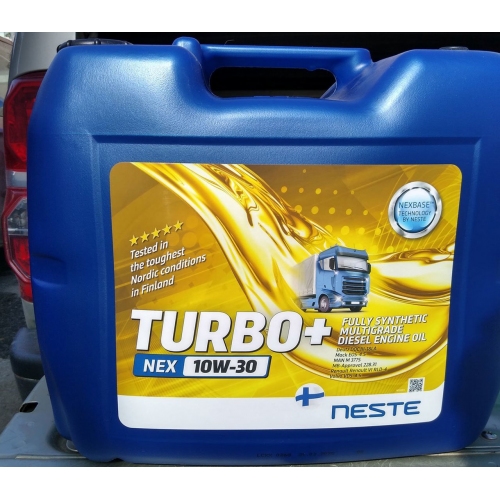 Купить Масло моторное Neste Turbo+ NEX 10W-30 20 л полностью синтетическое в интернет-магазине Ravta – самая низкая цена