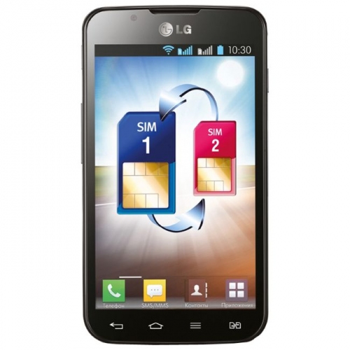 Купить Смартфон LG P715 (черный/синий) в интернет-магазине Ravta – самая низкая цена