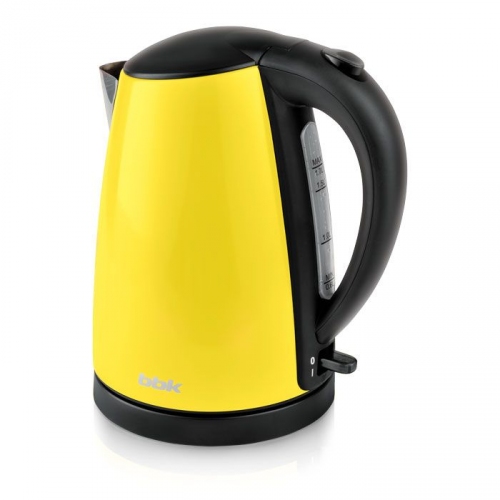 Купить Чайник BBK EK-1705S желтый/черный, нерж.сталь,об.1,7л.,2200Вт.,контроллер : Strix в интернет-магазине Ravta – самая низкая цена