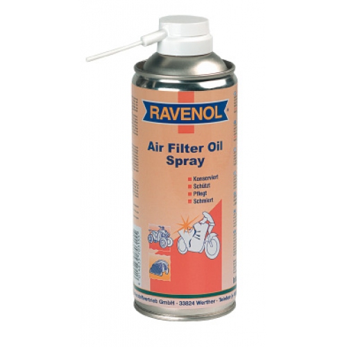 Купить Пропит.масло-спрей для поролон.фильтров RAVENOL Air Filter Oil-Spray (0,4л) в интернет-магазине Ravta – самая низкая цена