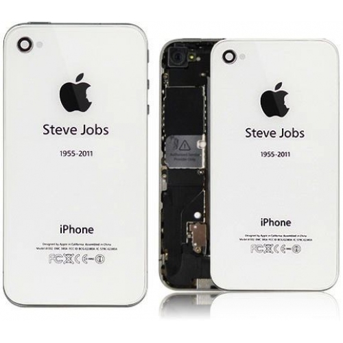 Купить Задняя панель Steve Jobs для iPhone 4 (белый) в интернет-магазине Ravta – самая низкая цена