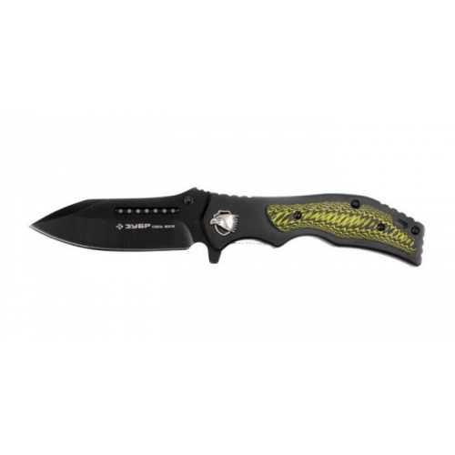 Купить Нож ЗУБР "Преммиум" "Командор" складной, 210мм/лезвие 90мм в интернет-магазине Ravta – самая низкая цена
