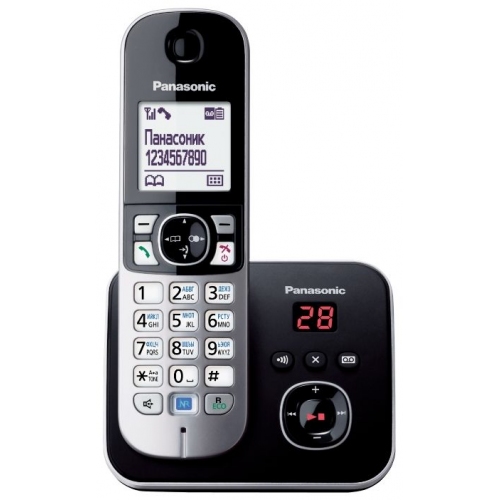 Купить Телефон DECT Panasonic KX-TG6821RUB (черный) в интернет-магазине Ravta – самая низкая цена
