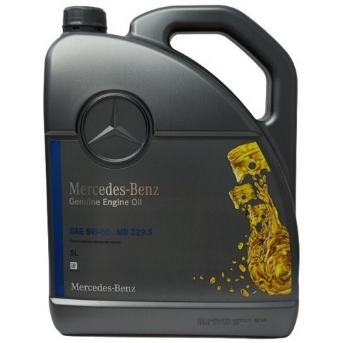Купить Mercedes Масло моторное  5w40  229.5 5л (A0009897902 13ВIFR/А0009892107 13FAER) EU в интернет-магазине Ravta – самая низкая цена