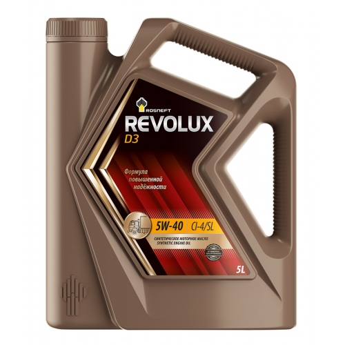 Купить Масло моторное ROSNEFT Revolux D3 5W-40 (5л) в интернет-магазине Ravta – самая низкая цена