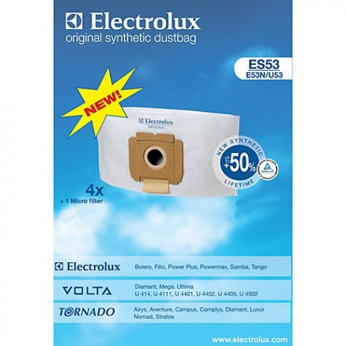 Купить Пылесборник синтетический Electrolux ES53 4 BAGS+1MF TO CUT/9001968420 в интернет-магазине Ravta – самая низкая цена