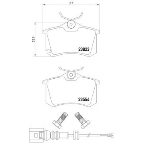 Купить Тормозные колодки Textar задние дисковые комплект VW Polo хетчбек 2001-2009 [2382301] в интернет-магазине Ravta – самая низкая цена