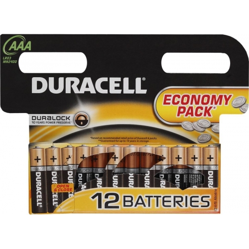 Купить Батарейки Duracell LR03-12BL Basic в интернет-магазине Ravta – самая низкая цена