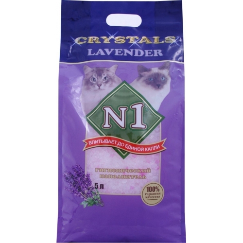 Купить Силикагелевый наполнитель N1 "Лаванда", 5л (Crystals Lavender): Фиолетовый в интернет-магазине Ravta – самая низкая цена