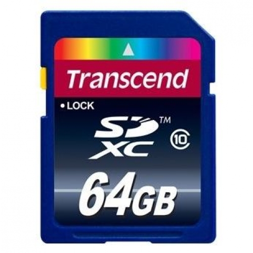 Купить Карта памяти Transcend SDXC Card 64GB Class10 (TS64GSDXC10) в интернет-магазине Ravta – самая низкая цена