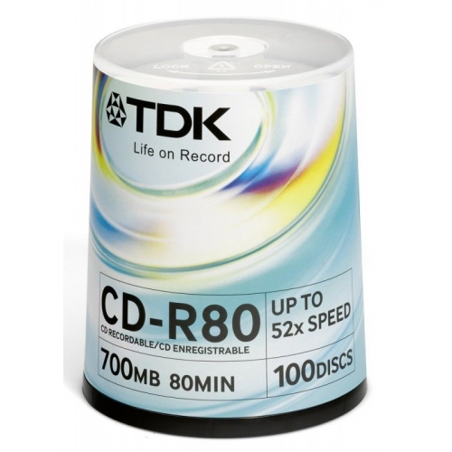Купить Диски CD-R TDK Cake Box (100шт) (CD-R80CBA100-B) в интернет-магазине Ravta – самая низкая цена