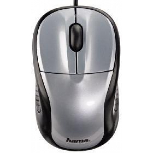 Купить Мышь Hama AM100 (серебристый/черный) [ObC] в интернет-магазине Ravta – самая низкая цена