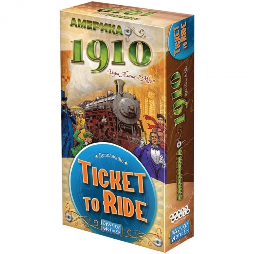 Купить Настольная игра МХ "Ticket to Ride: Америка 1910" арт.915538 в интернет-магазине Ravta – самая низкая цена
