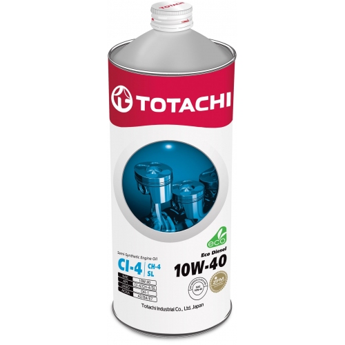 Купить Масло TOTACHI Eco Diesel Semi-Synthetic CI-4/CH-4/SL 10W-40 (1л) в интернет-магазине Ravta – самая низкая цена