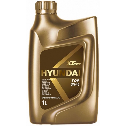 Купить Моторное масло HYUNDAI XTeer TOP SAE 5W-40 (1л) в интернет-магазине Ravta – самая низкая цена