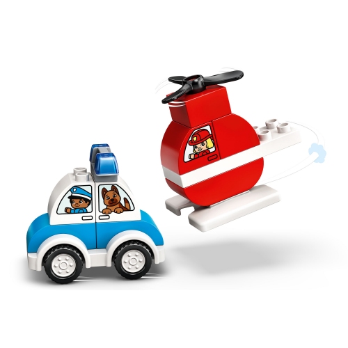 Купить LEGO DUPLO 10957 Пожарный вертолет и полицейская машина в интернет-магазине Ravta – самая низкая цена