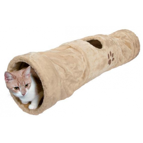 Купить Тоннель TRIXIE для кошки, плюш 125см д.25см., бежевый в интернет-магазине Ravta – самая низкая цена