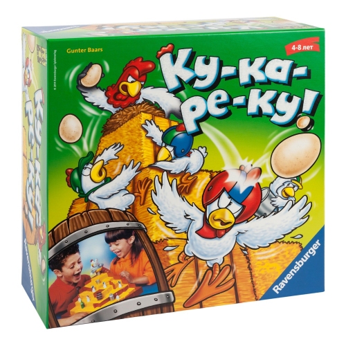 Купить Наст.игра RAVENSBURGER "Ку-ка-ре-ку!" (Kiki Ricky) арт.21104 в интернет-магазине Ravta – самая низкая цена