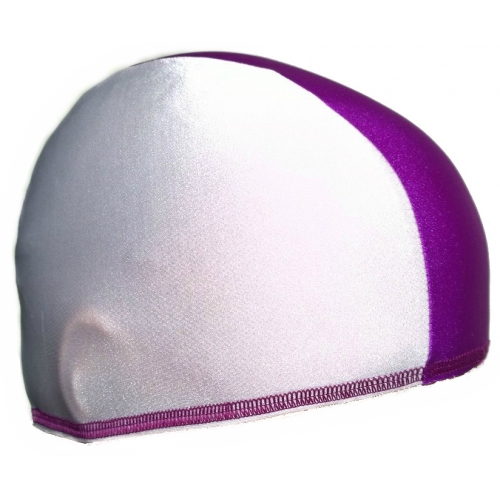 Купить Шапочка для плав. Lucra SM комбинированный (цвет белый с фиолетовым) в интернет-магазине Ravta – самая низкая цена