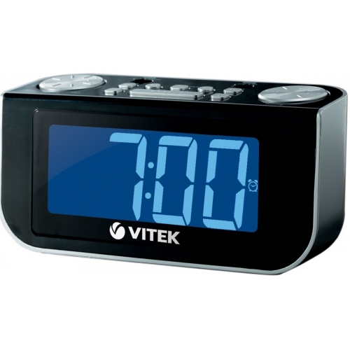 Купить Радиочасы Vitek VT-6600 (черный) в интернет-магазине Ravta – самая низкая цена