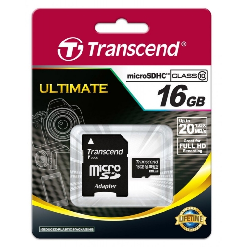 Купить Карта памяти Transcend TS16GUSDHC10 (microSD) в интернет-магазине Ravta – самая низкая цена