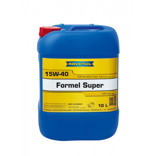 Купить Моторное масло RAVENOL Formel Super SAE 15W-40 SF-CD (10л) в интернет-магазине Ravta – самая низкая цена